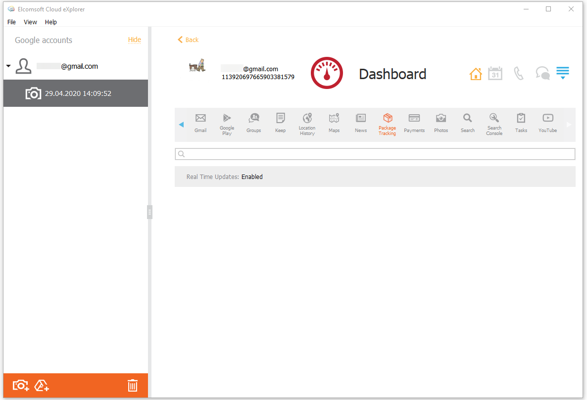 Dashboard_Package_Tracking